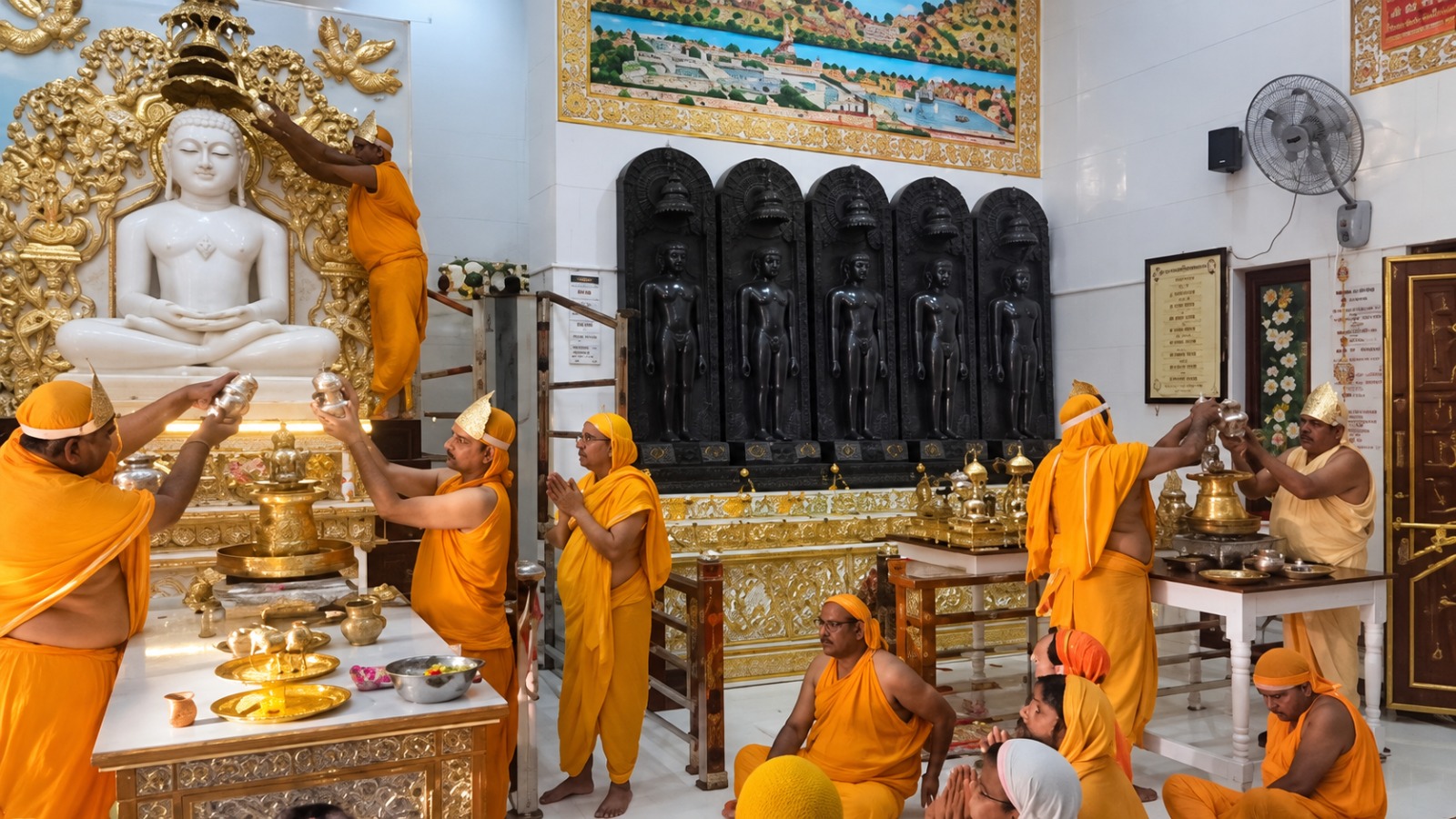 सर्वतोभद्र जिनालय में दशलक्षण महापर्व का भक्तिमय शुभारंभ: उत्तम क्षमा धर्म के पूजन विधि के साथ गूंजे भक्ति के स्वर